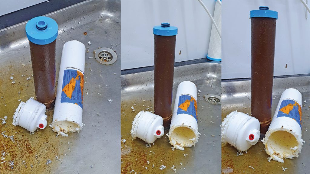 Omnipure K5605SS Kullanılmış Filtre Görünümü