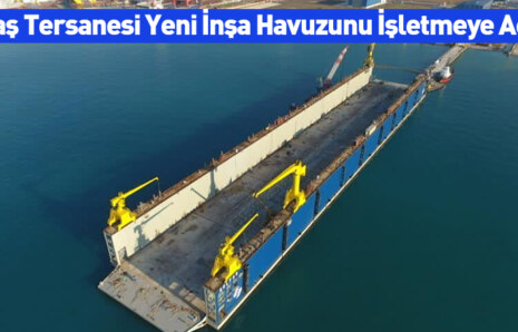 Seltaş Tersanesi Yeni İnşa Havuzunu İşletmeye Açıyor